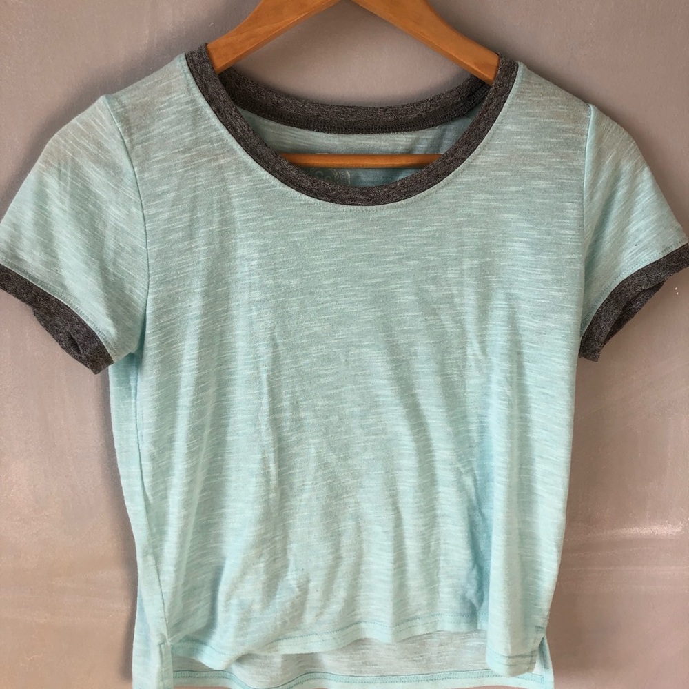 SO blue ringer tee